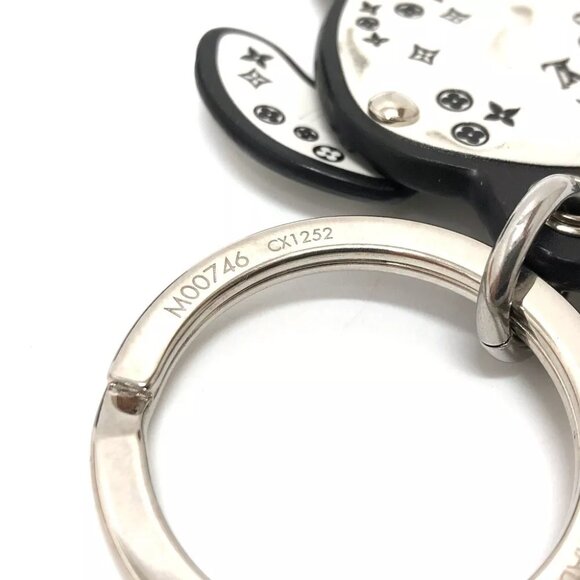 LOUIS VUITTON M00746 Portocle Dalmatian Key chain Bag Charm - Picture 7 of 10